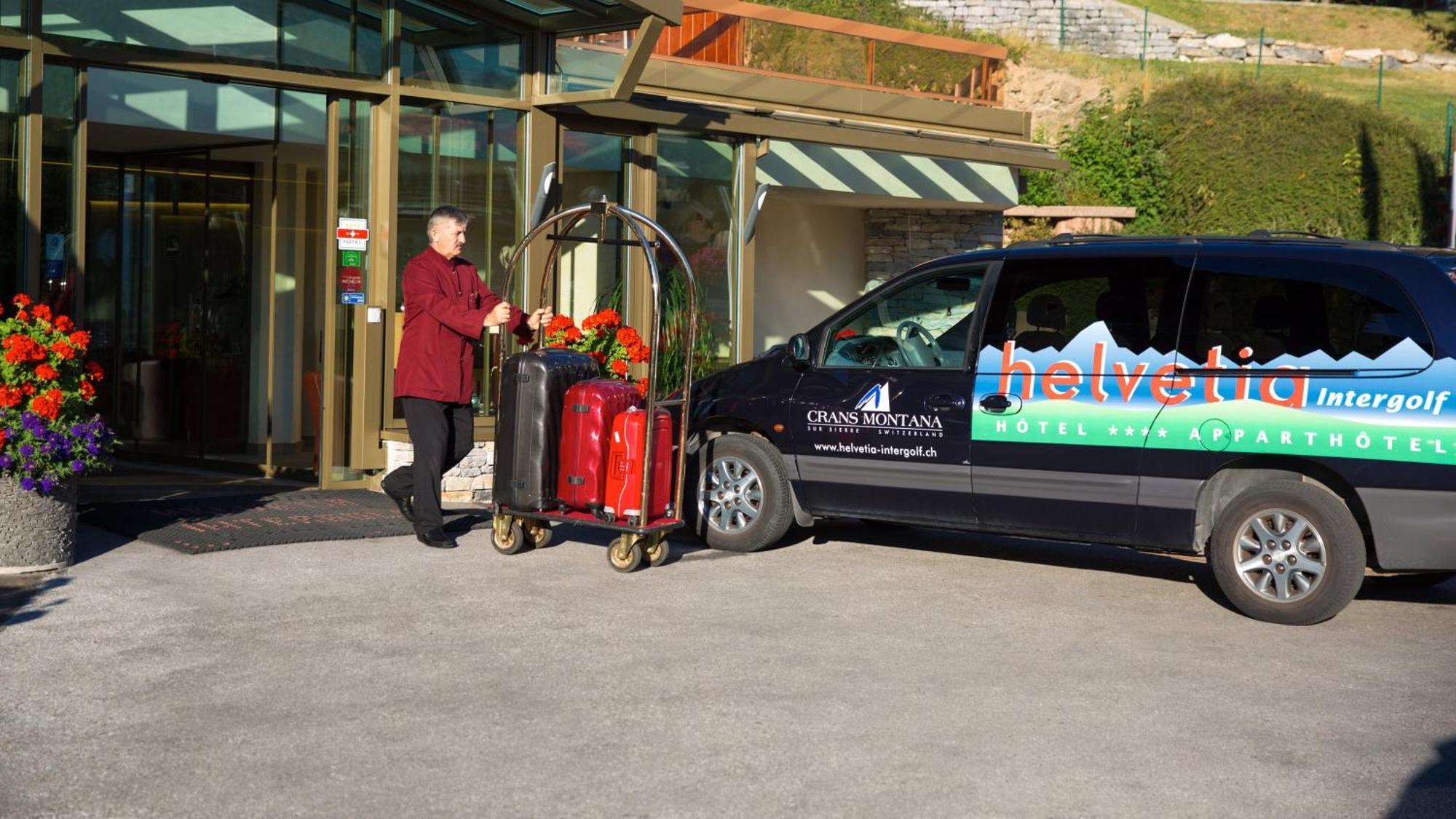 Hotel Helvetia Intergolf Кранс Монтана Екстериор снимка
